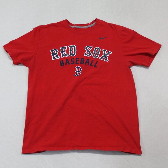 Nike Tee Red Sox Baseball Men Tee Shirt Boston MLB Size Large - Picture 1 of 10